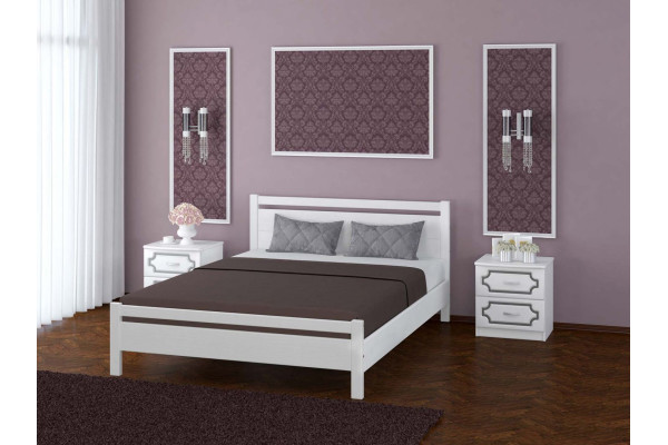 Кровать Вероника-1  900 Белый античный