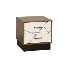 Тумба прикроватная 54.19 Гамма (таксония/черный/ПВХ белый) Фабрика Олмеко