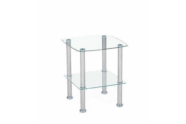 Стол журнальный HALMAR CANARIA бесцветный, 45/45/51