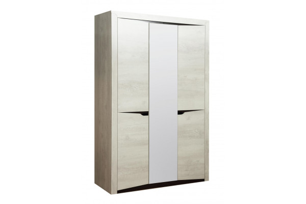 Шкаф  33.02  Лючия  (бетон пайн белый/венге) Фабрика Олмеко