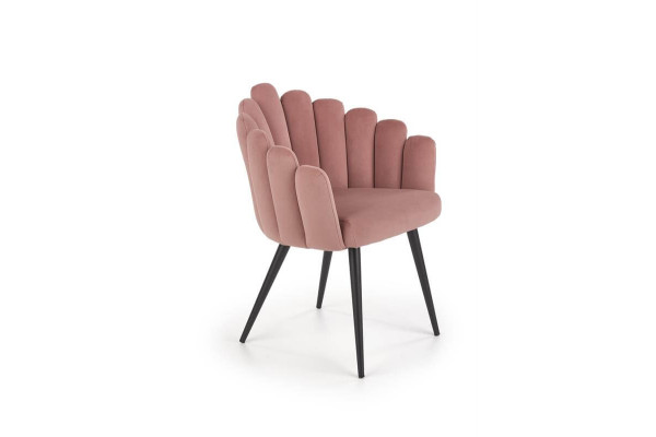 Стул HALMAR K410 (розовый/черный)