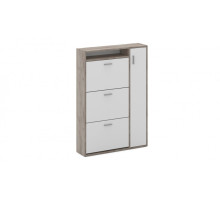  Тумба для обуви Толедо-2 (Дуб крафт серый/белый) фабрика Империал