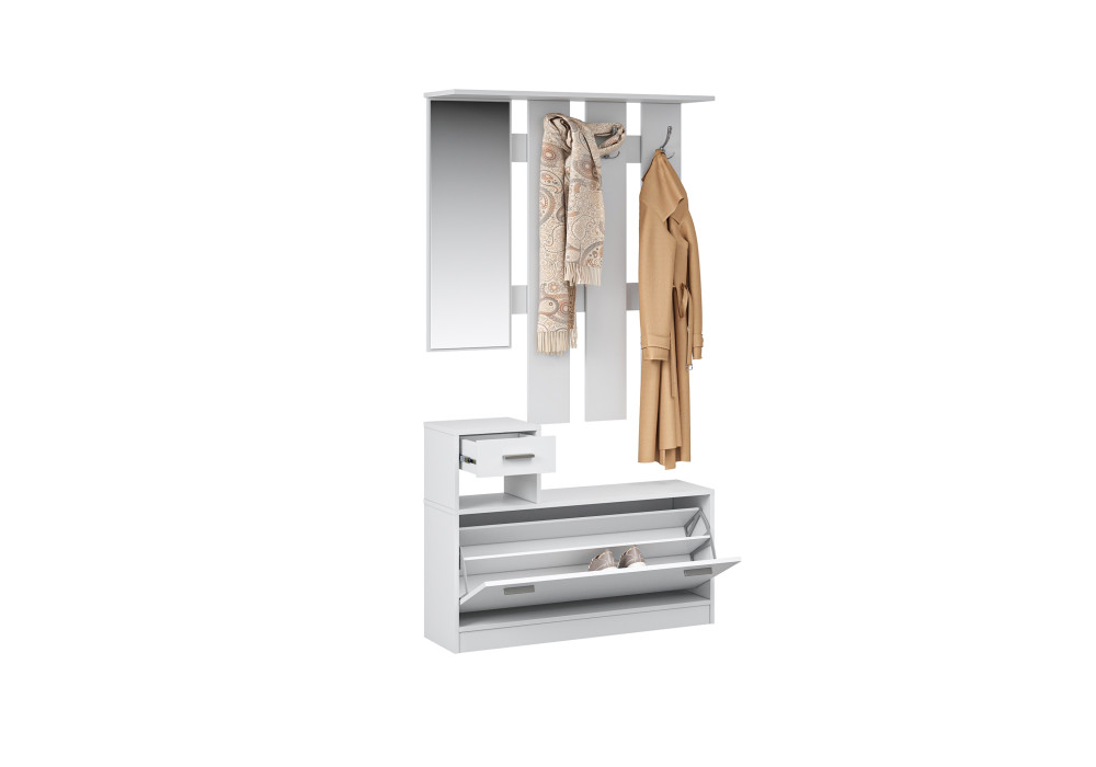  Прихожая Интер  (белый)  фабрика Империал 