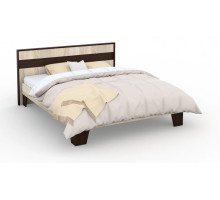 Кровать Эшли 1400 с основанием  (Венге/сонома)  фабрика Империал 