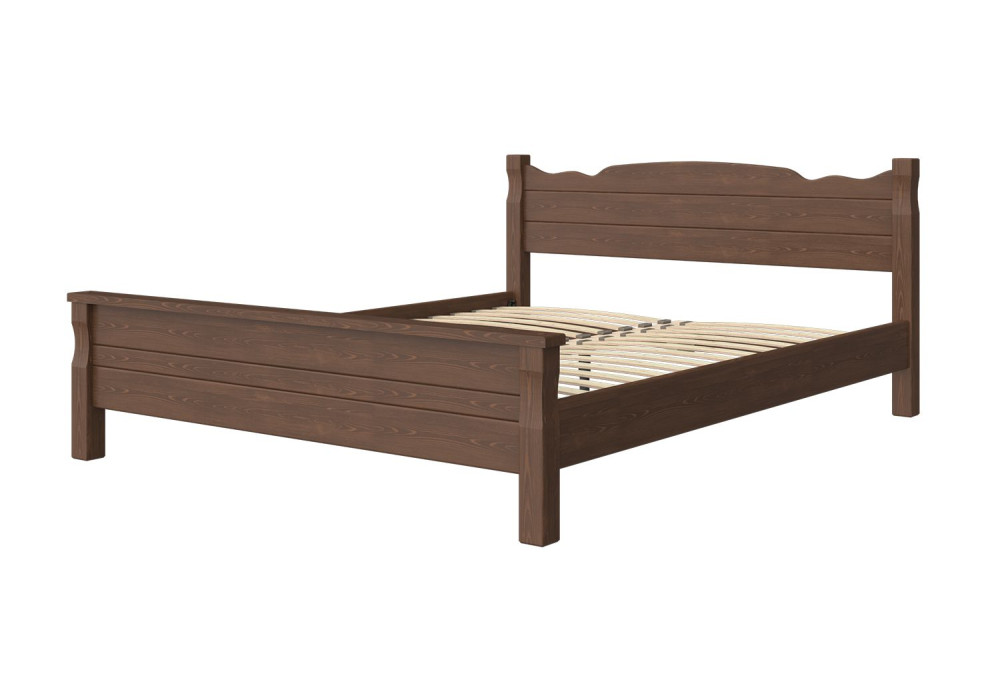 Кровать Мюнхен-4  (Дуб коньяк) 1400 фабрика Браво Мебель