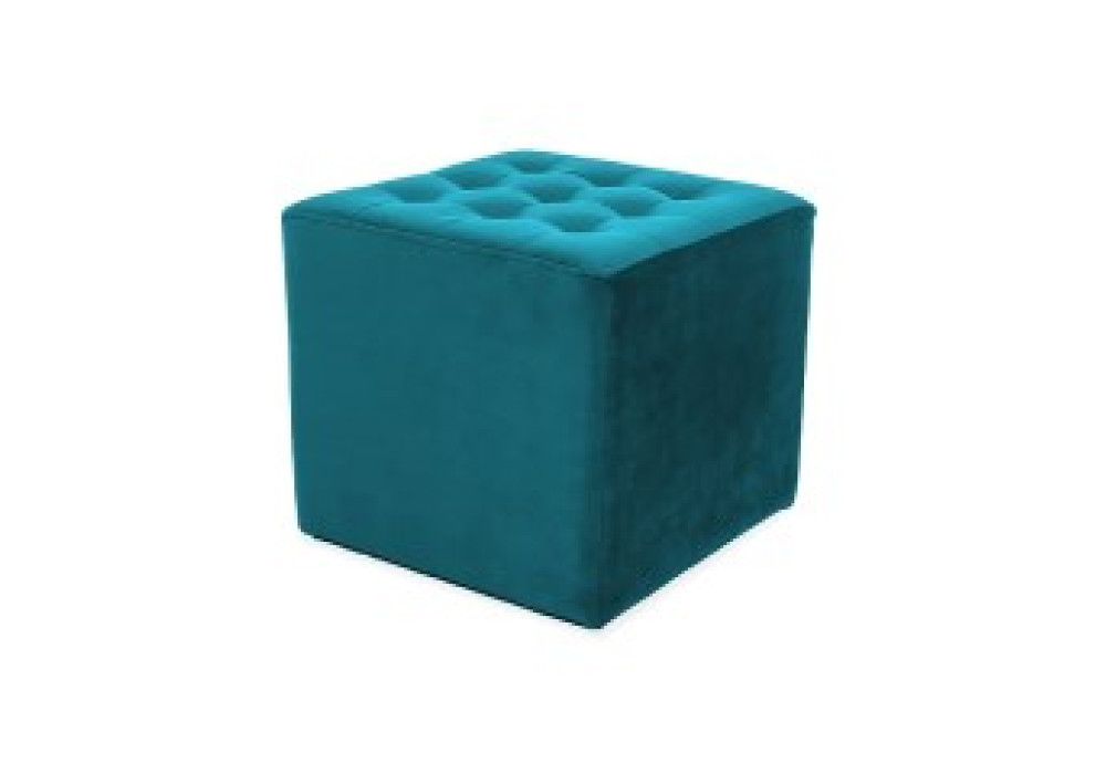 Пуф SIGNAL LORI VELVET Bluvel85, бирюзовый