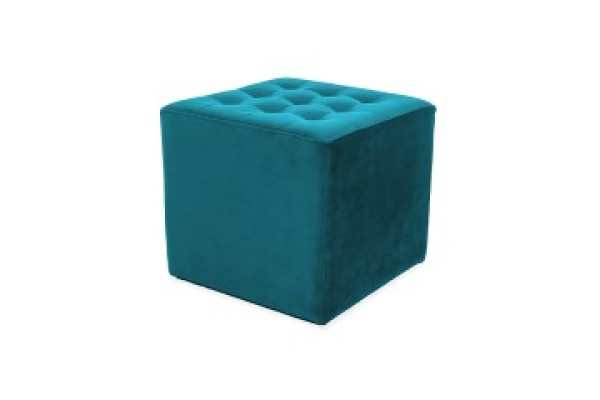 Пуф SIGNAL LORI VELVET Bluvel85, бирюзовый