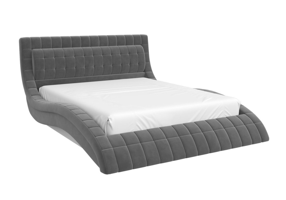 Кровать Виргиния с подъемным механизмом (Elma Silver) 160х200  фабрика БравоМебель