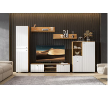 Гостиная Милан  SV-МЕБЕЛЬ (дуб золотой/белый матовый)