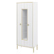 Шкаф комбинированный МН-042-04 МС ЛЮКСОР (Белый глянец/белый) Мебель-Неман