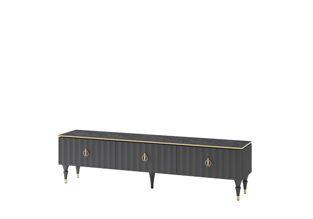 Тумба МН-043-06 МС ЛОРЕНСО (Графит) Мебель-Неман