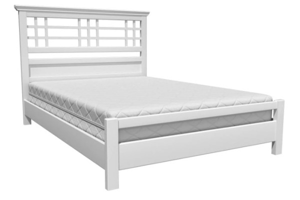 Кровать Герда 1400 (белый античный) фабрика Браво Мебель