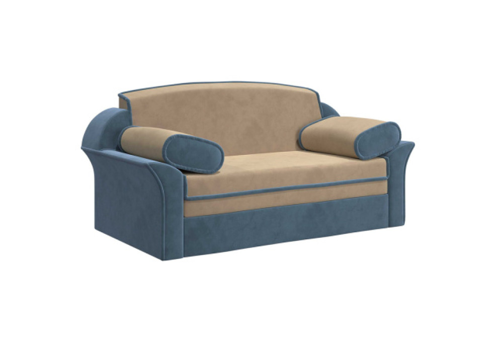 Диван "РИК 1200"(Синий/латтэ) фабрика Браво Мебель