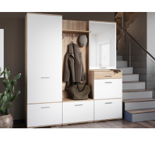 Модульная прихожая Виола  (Дуб Сонома/белый)  фабрика Империал 