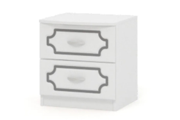 Тумба прикроватная Лакированный жемчуг  фабрика Браво Мебель