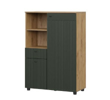 Тумба многофункциональная SV-Мебель Милан (дуб золотой/олива софт)