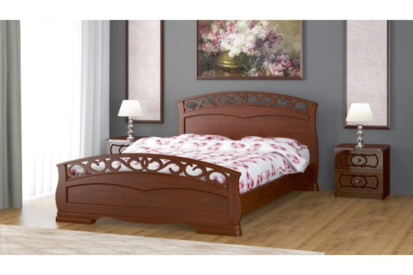 Кровать "Грация-1"  орех 90х200