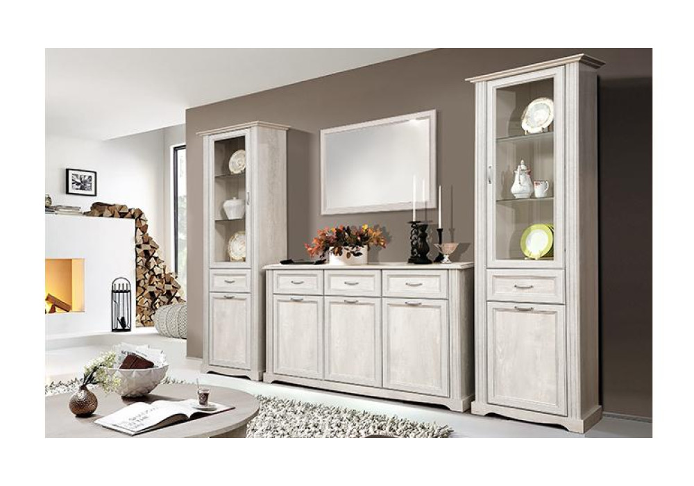 Модульная гостиная Сохо (бетон пайн белый)  фабрика Олмеко 