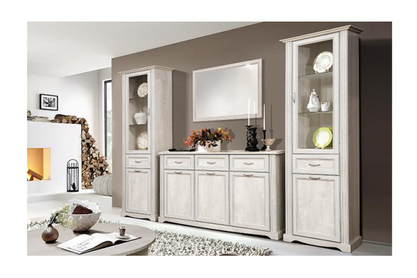 Модульная гостиная Сохо (бетон пайн белый)  фабрика Олмеко 