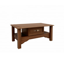 Журнальный столик  "Сатурн-М03" (Дуб кальяри/дуб коньяк/дуб кальяри патина) фабрика Олмеко 