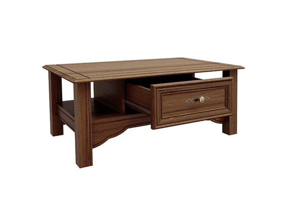 Журнальный столик  "Сатурн-М03" (Дуб кальяри/дуб коньяк/дуб кальяри патина) фабрика Олмеко 