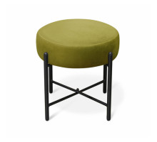Пуф Sheffilton SHT-B4 (фисташковый/черный муар)