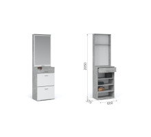 Зеркало Виола  (Ателье светлый/белый)  фабрика Империал 