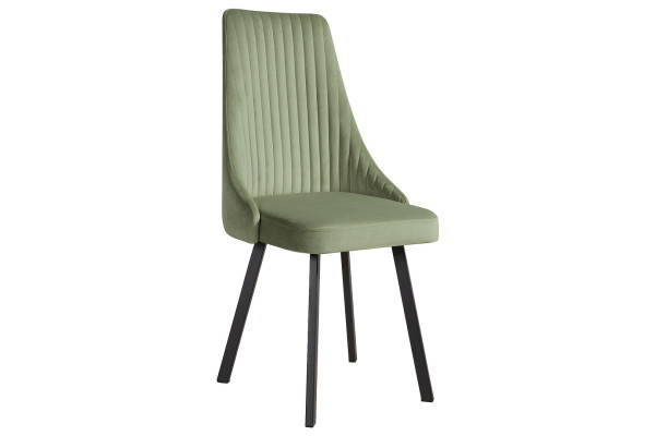 СТУЛ ОЛМЕКО ЛИОН (ВЕЛЮР ТЕНЕРИФЕ НЕФРИТ/ЧЕРНЫЙ)