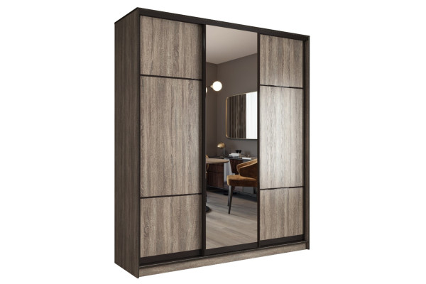 Шкаф-купе «ПРЕСТИЖ» 182 TTG.02