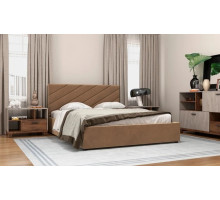 Кровать "ЮТА"  (Латте) 160х200  фабрика БравоМебель