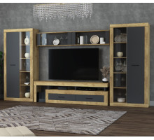 Гостиная Loft 6 (Дуб золотой/Антрацит)  фабрика Интерлиния  