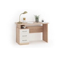 Стол Гарвард 120 3ящ (Дуб сонома/белый)  фабрика Империал 