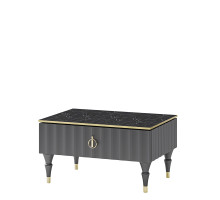 Стол журнальный МН-043-38 МС ЛОРЕНСО (Графит) Мебель-Неман