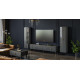 Гостиная МС ЛОРЕНСО (Графит) Мебель-Неман