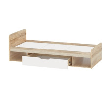 Кровать 90"Стелс"  (Дуб сонома/белый) фабрика Империал 