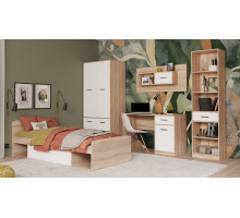 Модульная детская "Стелс" Вариант 3 (Дуб сонома/белый) фабрика Империал 