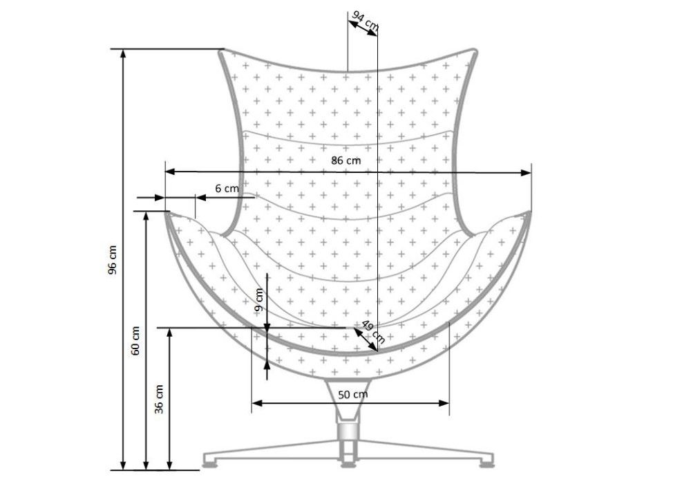 Кресло HALMAR LUXOR зеленый