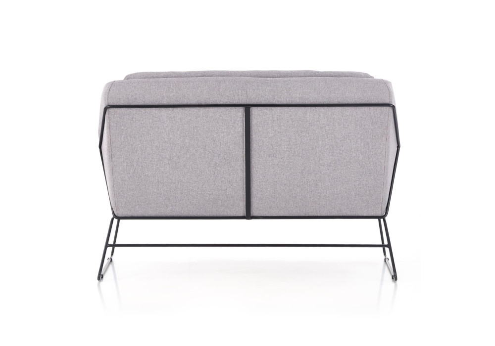 Диван HALMAR SOFT 2 XL серый/черный