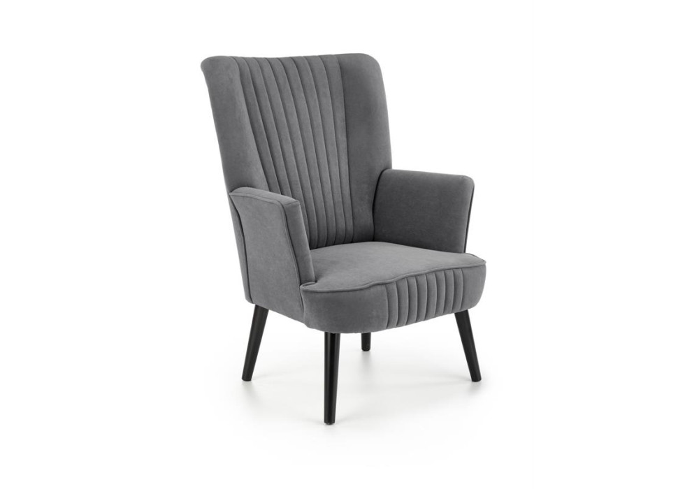 Кресло HALMAR DELGADO серый 