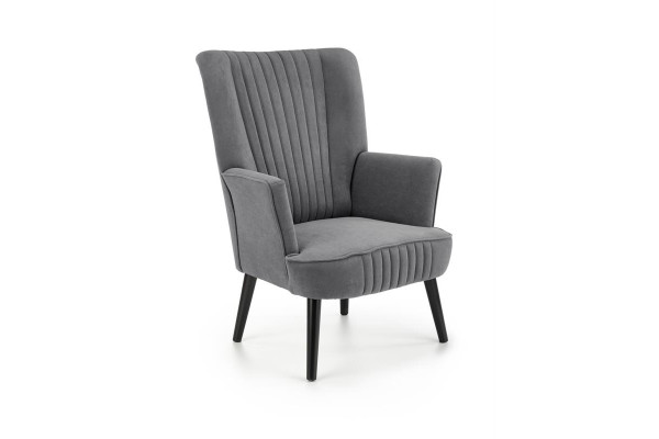 Кресло HALMAR DELGADO серый 