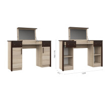 Туалетный столик   Эшли  (Венге/сонома)  фабрика Империал 