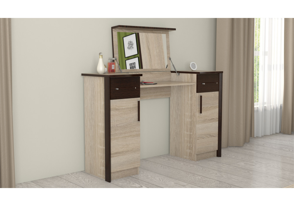 Туалетный столик   Эшли  (Венге/сонома)  фабрика Империал 