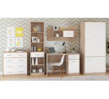 Модульная детская "Стелс" Вариант 4 (Дуб сонома/белый) фабрика Империал 