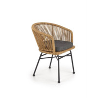 Стул HALMAR K400 натуральный/серый