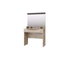Стол туалетный с зеркалом Тиана (Дуб Бонифаций / Вольфрам)  фабрика Браво Мебель