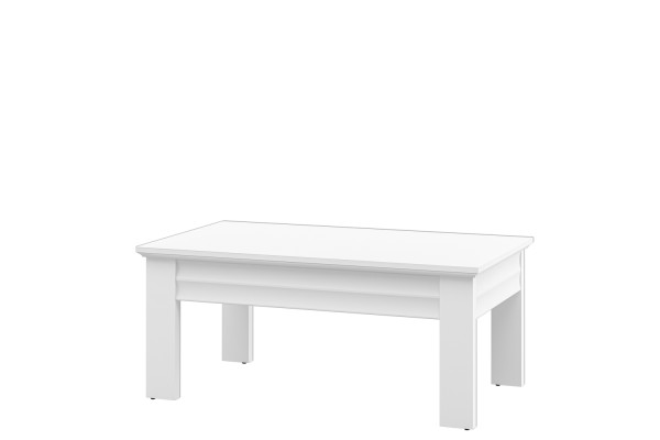 Стол журнальный МН-040-21 МС Денвер (Белый матовый/Белый) Мебель-Неман