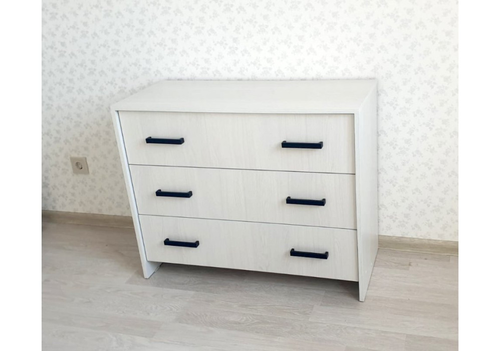 Комод NN Мебель МСП 1 3 ящика (Ясень Анкор светлый)