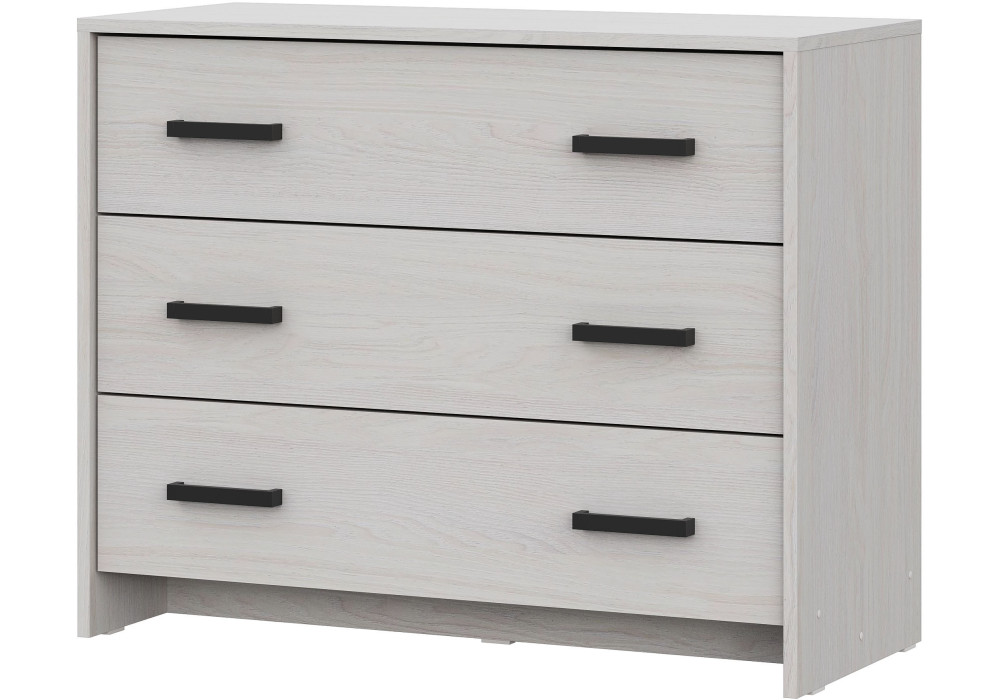 Комод NN Мебель МСП 1 3 ящика (Ясень Анкор светлый)