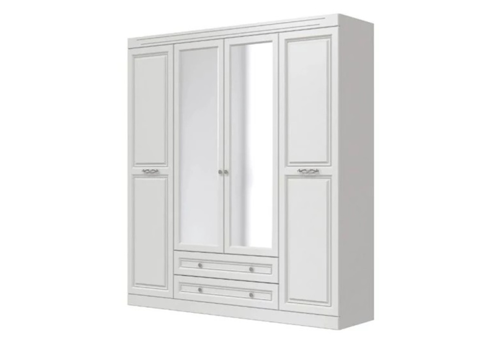 Модульная   спальня  Олимп (Белый) фабрика Браво Мебель  