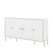 Тумба МН-042-01 МС ЛЮКСОР (Белый глянец/белый) Мебель-Неман